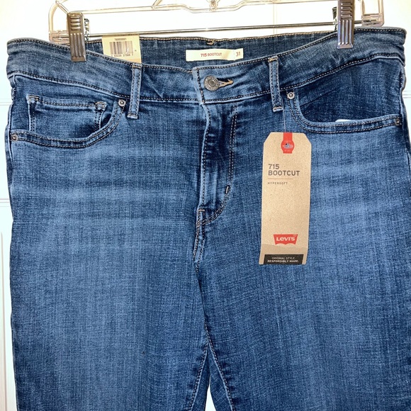 🆕NWT Levi’s 715 Bootcut size 31/12 Short - Picture 3 of 9